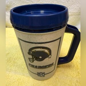 Vintage NFL San Diego Chargers 7-11 Aladdin Travel Mug 20oz